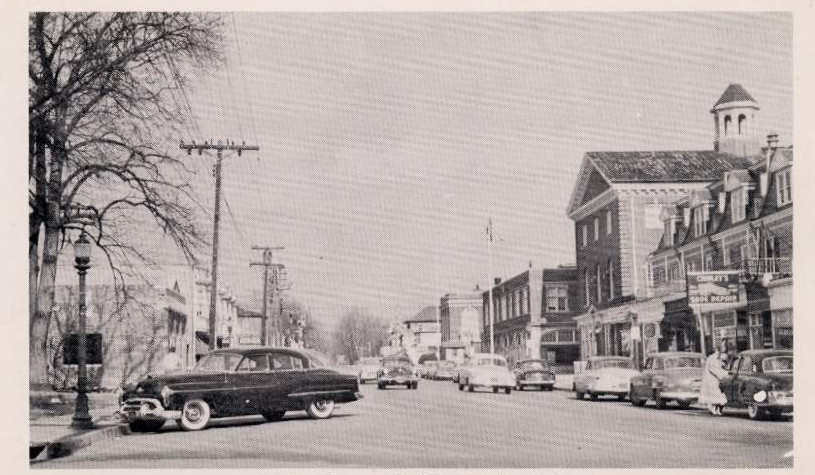 Historic view along Station Avenue