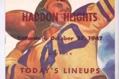 Program - Oct/25/1947
